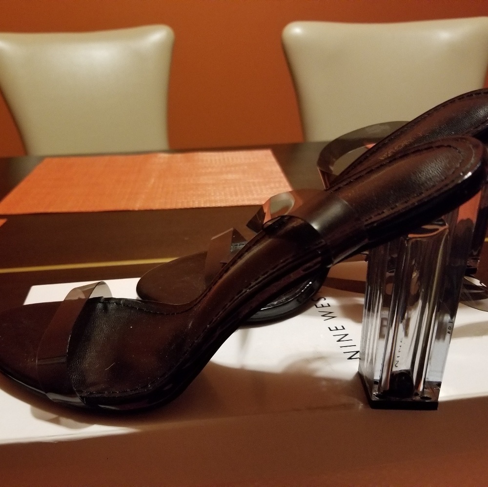 Clear Hunky heels by Fashion Nova